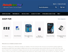 Tablet Screenshot of diabeticcareplus.com